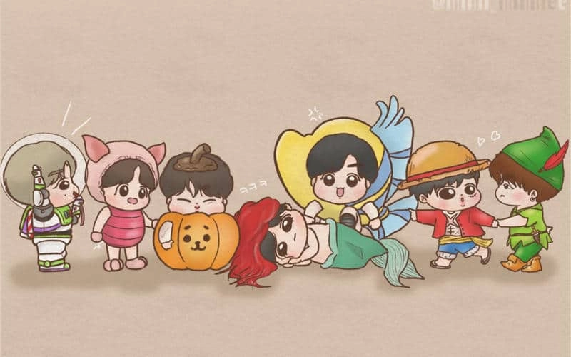 Cùng chiêm ngưỡng bts chibi cute bt21 siêu xinh