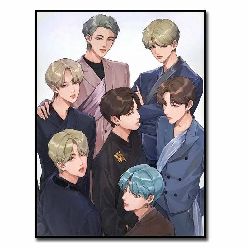 Cách vẽ bts chibi cute đơn giản cho người mới