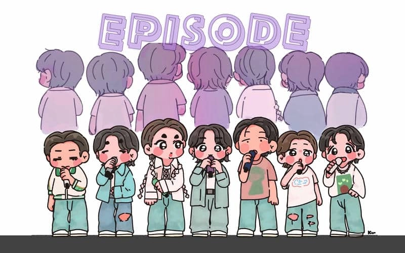 Chiêm ngưỡng bộ ảnh bt21 chibi bts đáng yêu