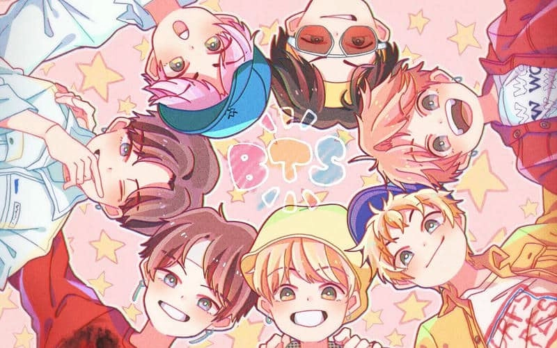 Hình ảnh bts chibi butter ngọt ngào như kẹo