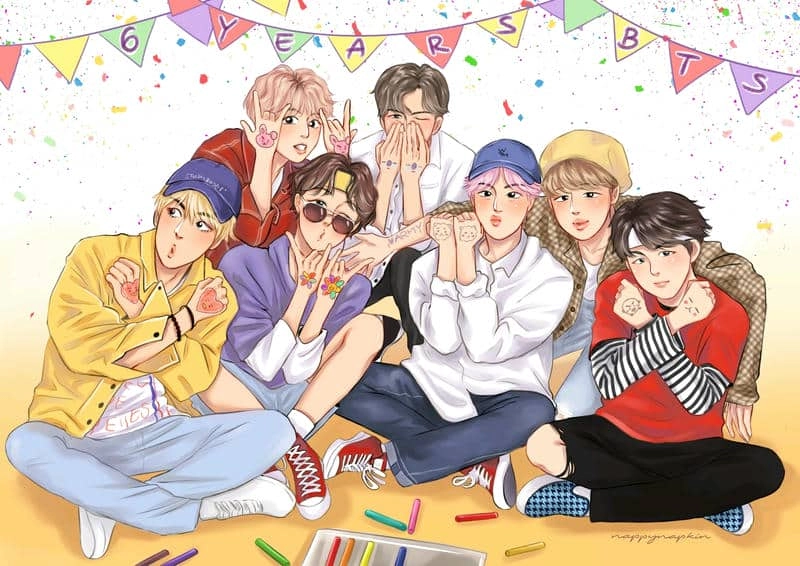 Ngắm bts chibi idol dễ thương hết nấc