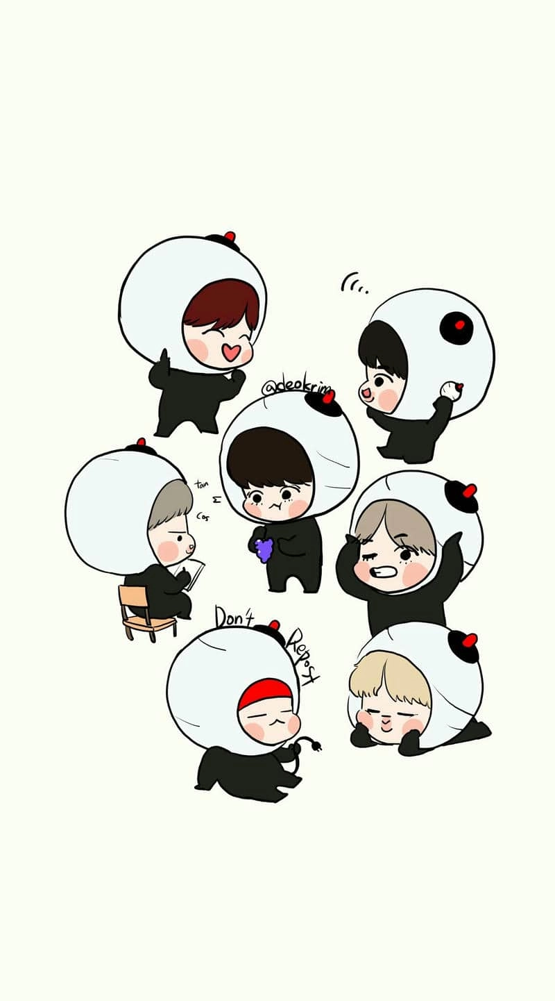 Khám phá bts chibi j hope siêu ngầu siêu cute