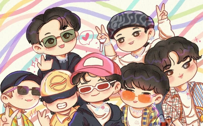 Tuyển chọn hình bts chibi j hope cực đáng yêu