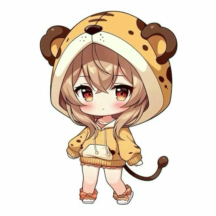 Bộ ảnh avatar chibi girl cute hot trend hiện nay