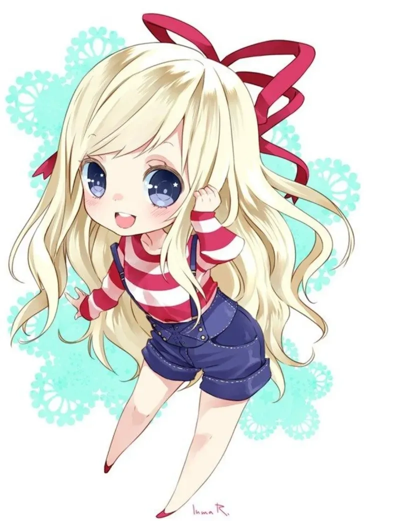 Tổng hợp ảnh chibi cute nam nữ tình cảm đáng yêu