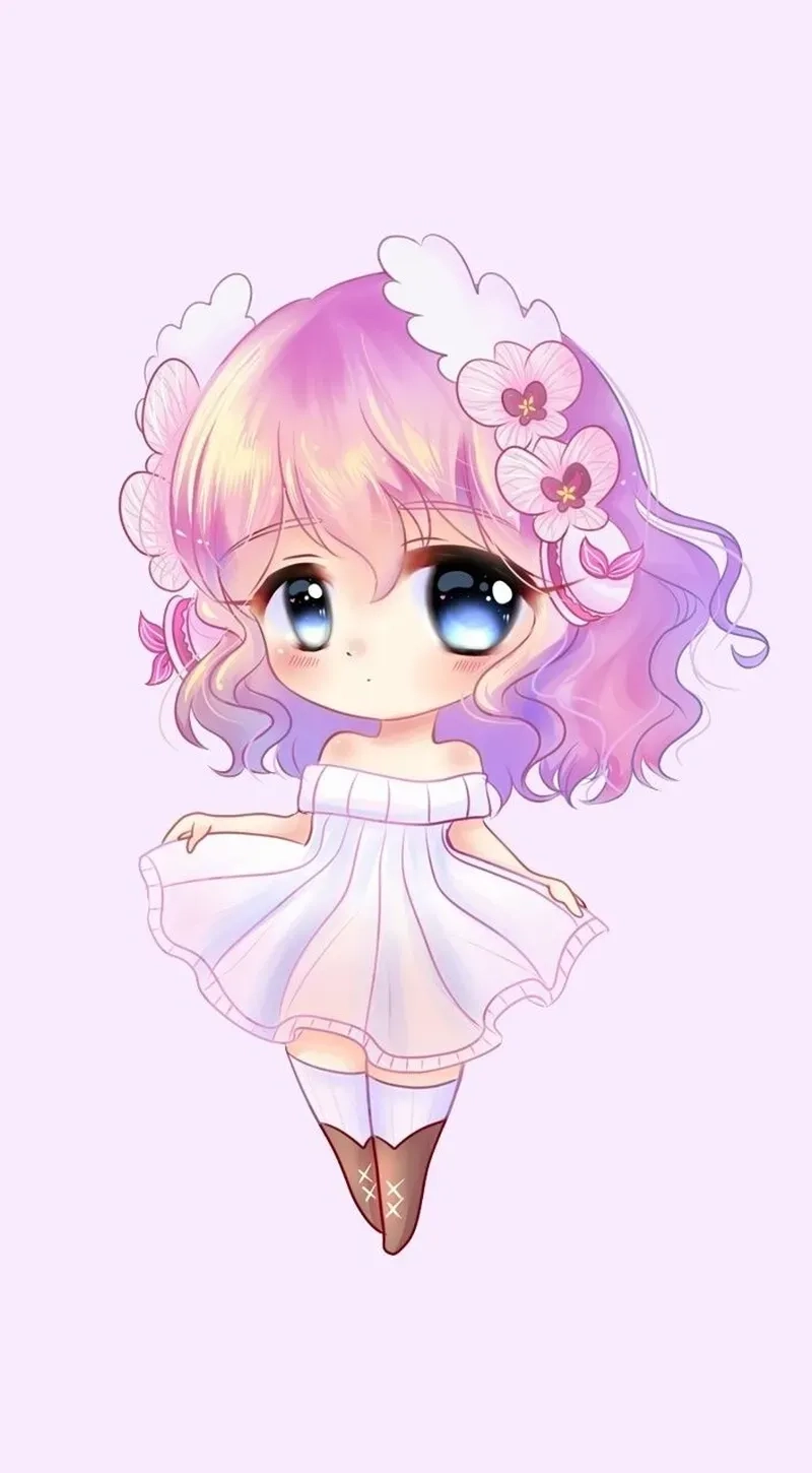 Top các mẫu ảnh chibi nữ cute hot nhất hiện nay