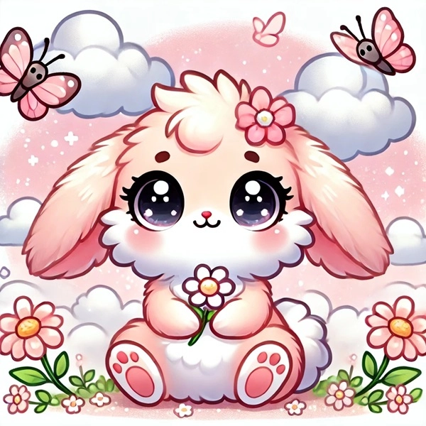 Bộ sưu tập chibi dễ thương ảnh thỏ cute chibi chất lượng