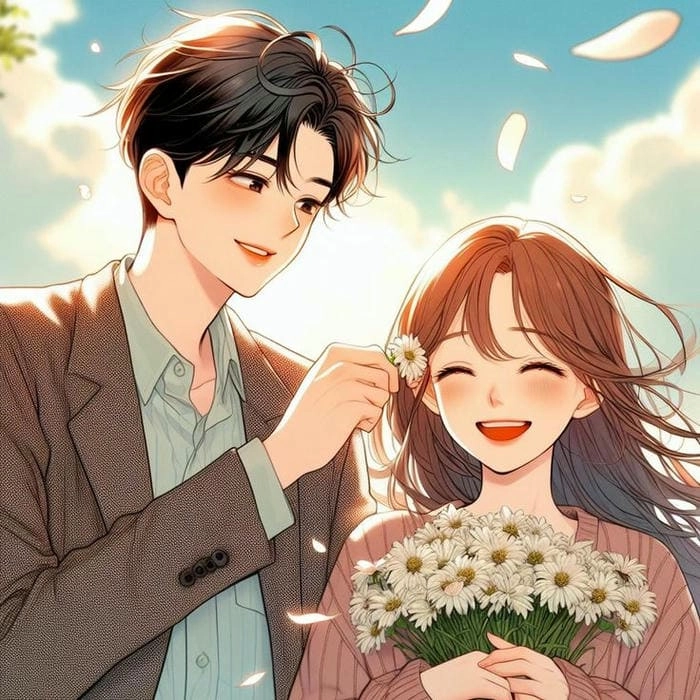 Xem ngay ảnh chibi đôi cute siêu đáng yêu
