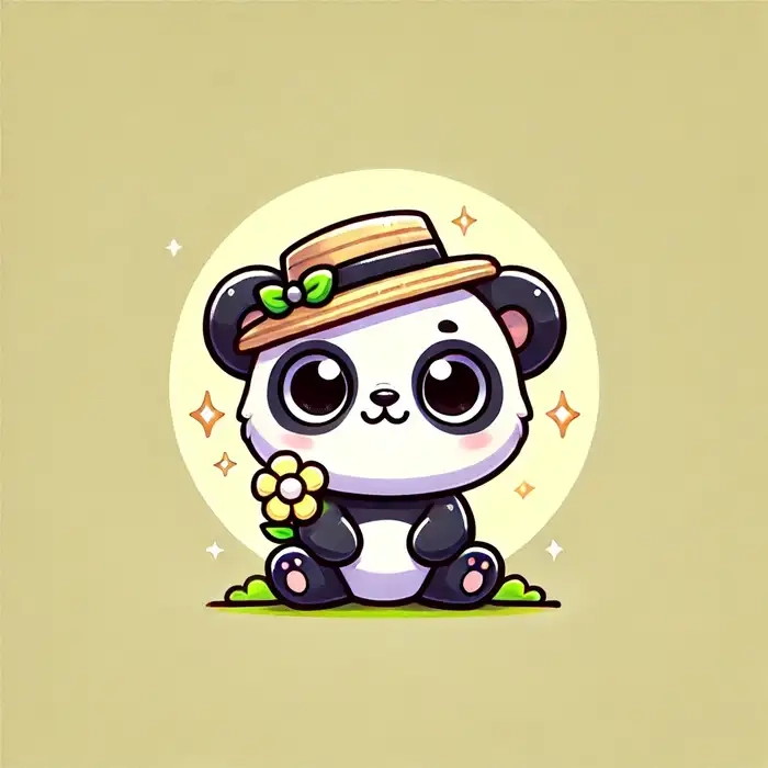 Khám phá avatar ảnh gấu trúc cute chibi siêu dễ thương nổi bật
