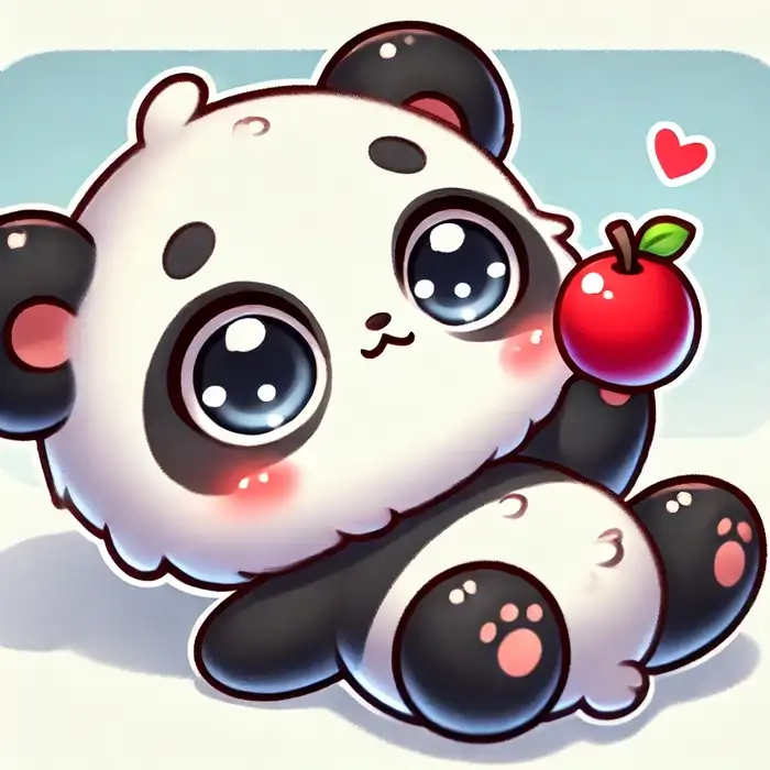 Bộ ảnh gấu trúc chibi siêu đáng yêu dành riêng cho bạn