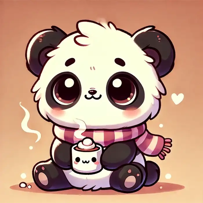 Thư viện hình ảnh gấu trúc chibi siêu cute cực chất lượng