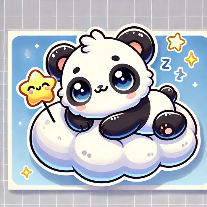 Lưu ngay hình panda chibi siêu đẹp làm ảnh nền dễ thương
