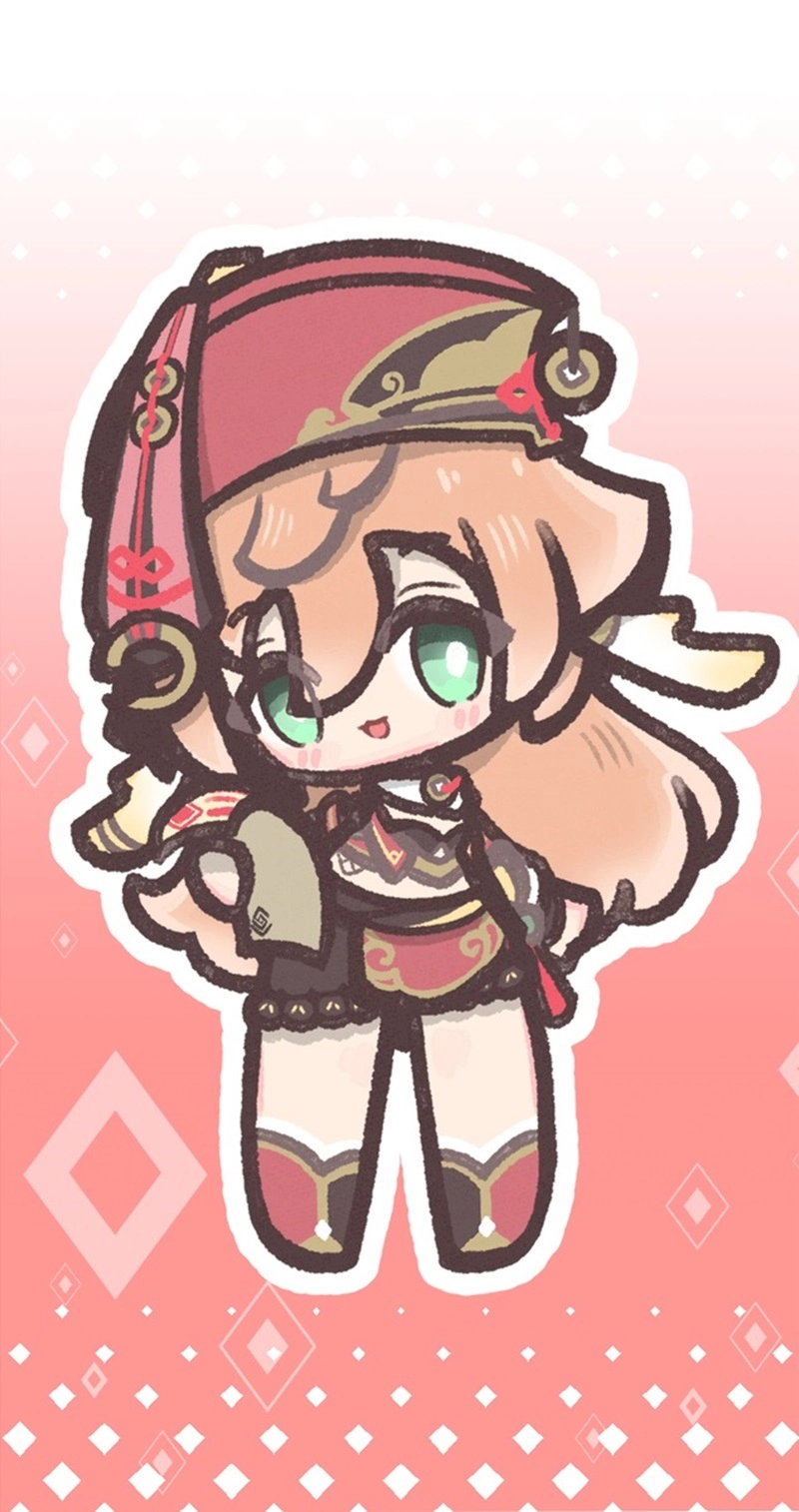 Tải bộ genshin impact chibi sticker siêu đáng yêu