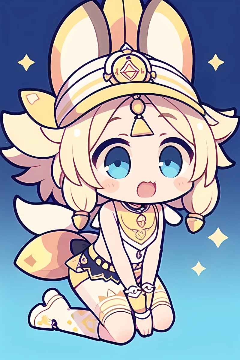 Ảnh barbara chibi genshin impact dễ thương hút mắt