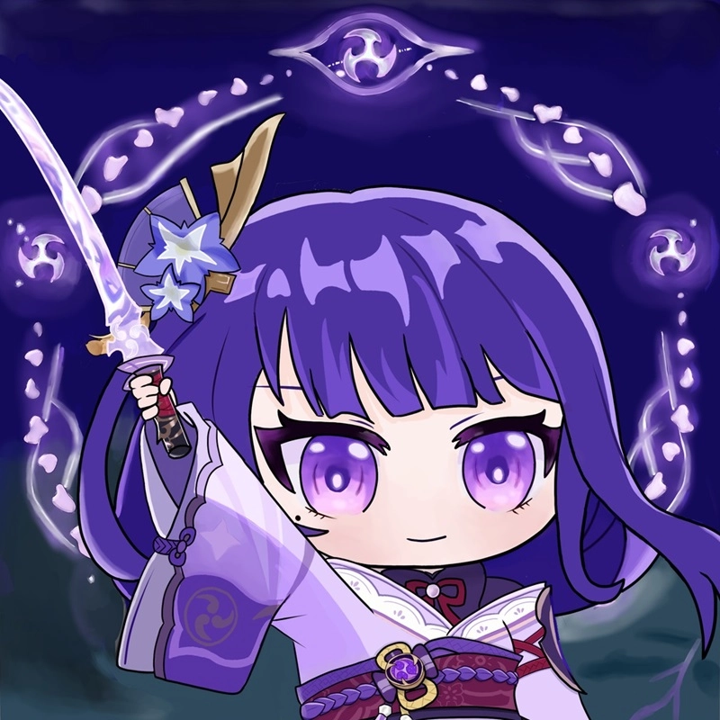 Ngắm eula genshin impact chibi tinh nghịch