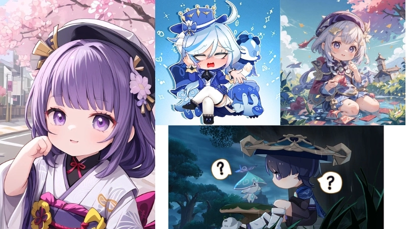 Thế nào là ảnh chibi genshin impact đẹp?