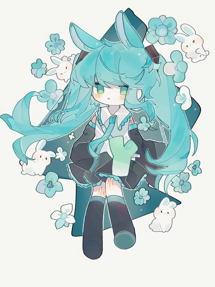 Thư viện đầy sắc màu ảnh miku chibi