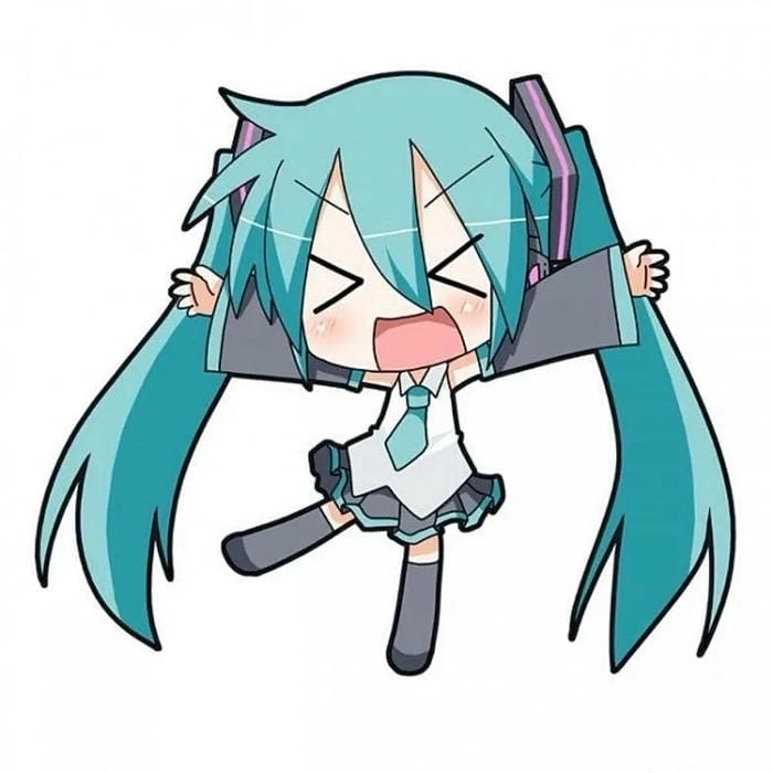 Chiêm ngưỡng hình khối của chibi miku 3d model