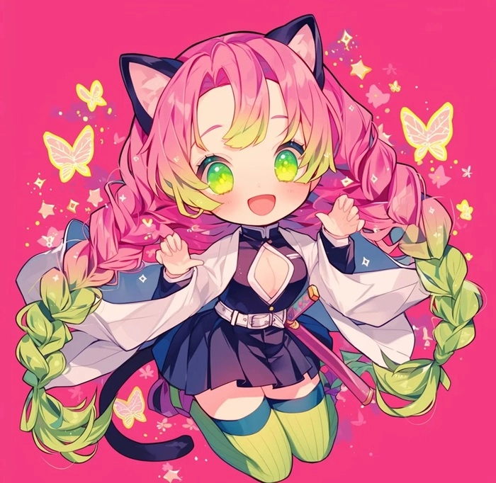 Bộ sưu tập chibi mitsuri anime chất lượng cao