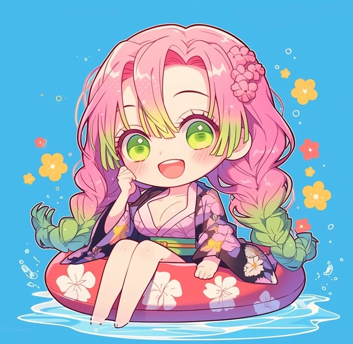 Bộ chibi mitsuri icon đẹp mắt cực hút mắt