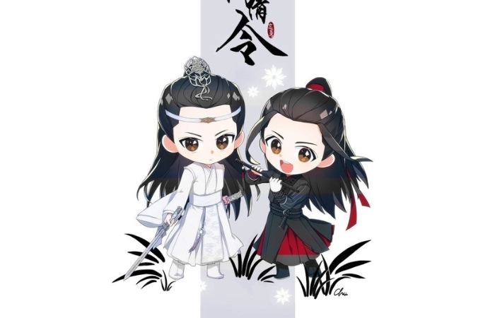 Chibi nam đeo kính mang đến vẻ ngoài trí thức và cá tính