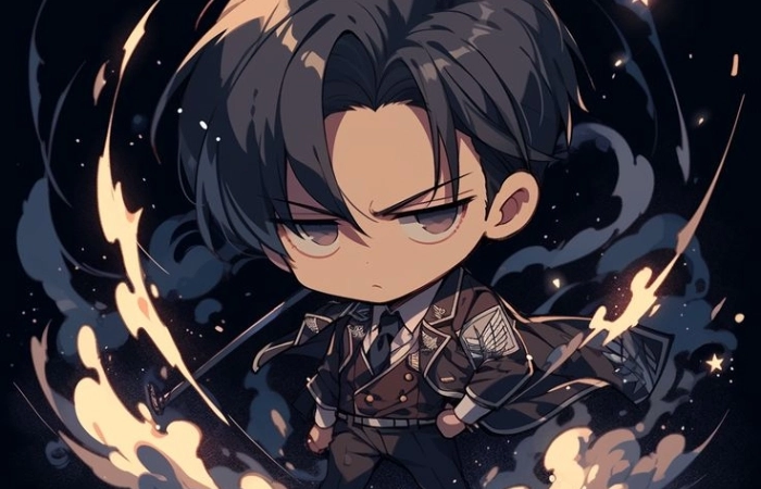 Anime chibi nam với đường nét dễ thương và cuốn hútv