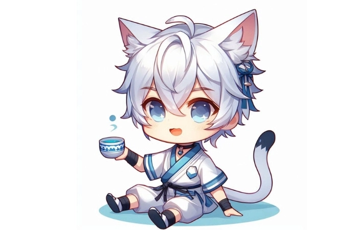 Anime cute chibi nam phù hợp với phong cách dễ thương, năng động