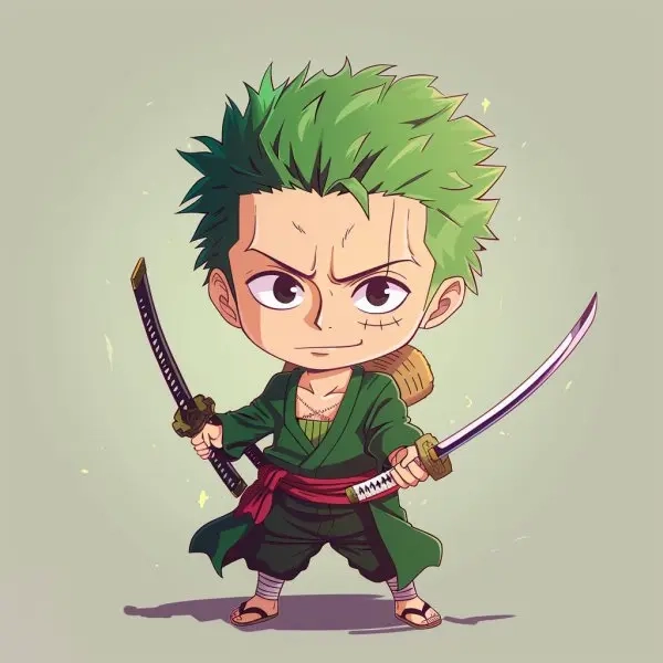 Sự kết hợp độc đáo của uchiha zoro phiên bản chibi