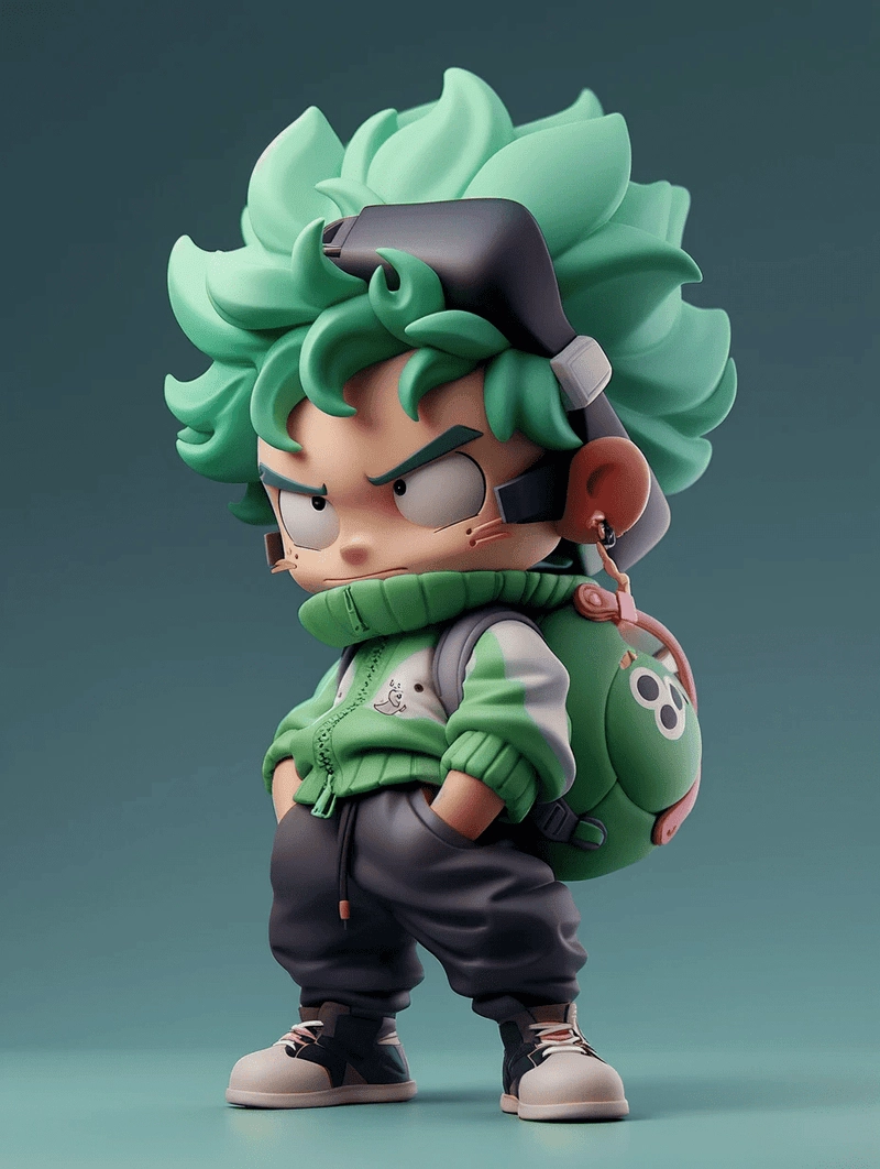 Ngắm nhìn phong cách mạnh mẽ của zoro chibi