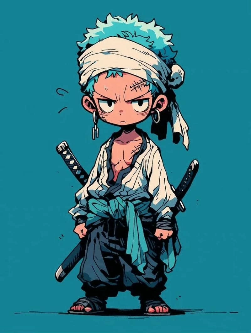 Bí quyết cách vẽ zoro chibi cực dễ cho người mới