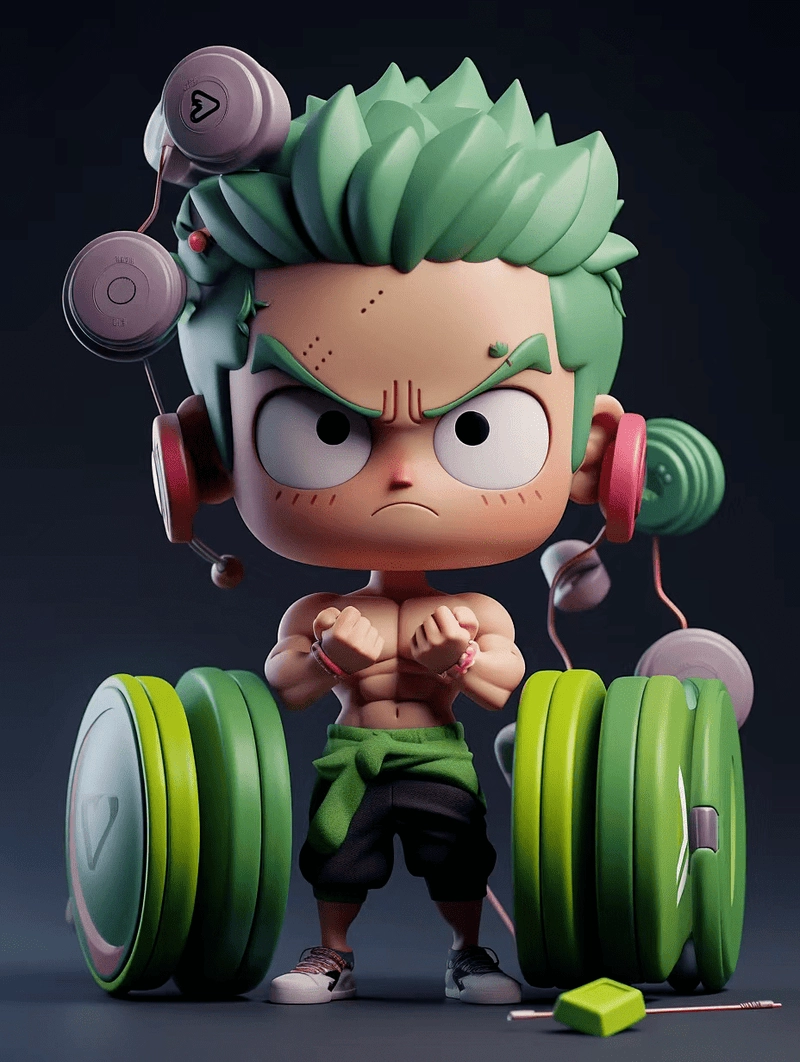 Fan cứng không thể bỏ qua one piece chibi zoro