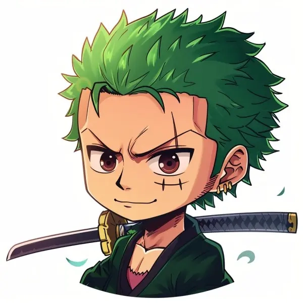 Tổng hợp zoro chibi sticker dùng khi chat