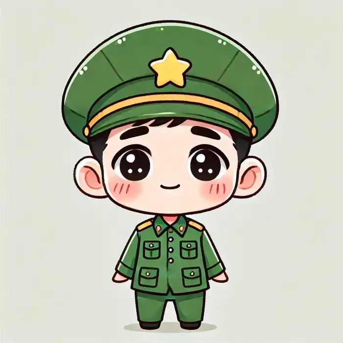 Những khoảnh khắc ngộ nghĩnh ảnh bộ đội chibi