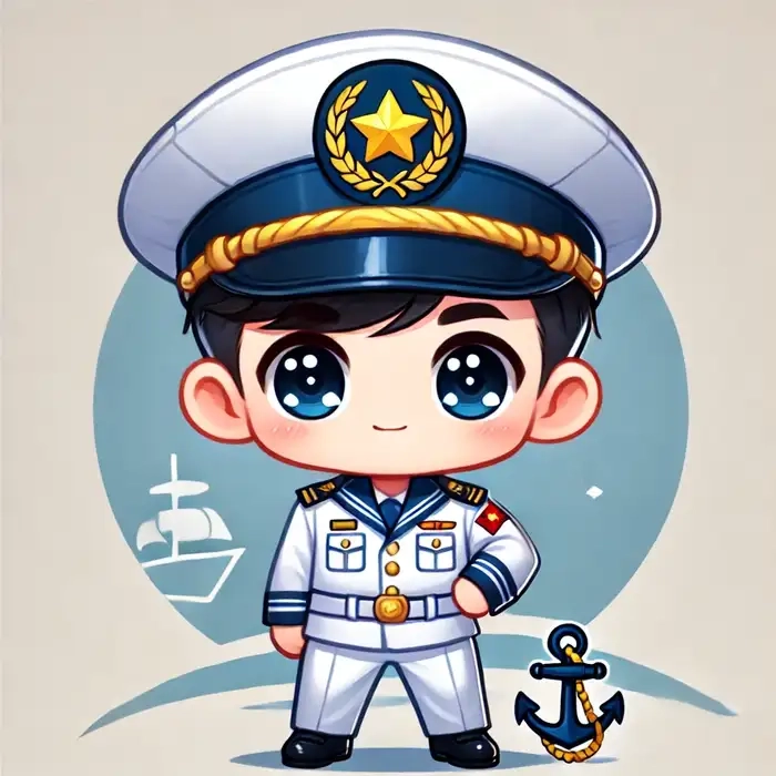 Lãng mạn nhẹ nhàng với tình yêu bộ đội chibi