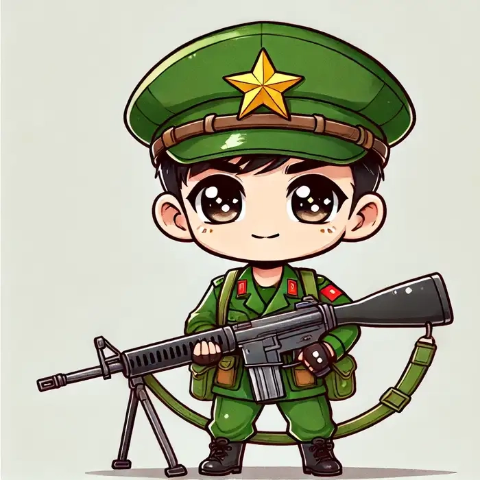 Ngập tràn sắc màu cùng chibi bộ đội