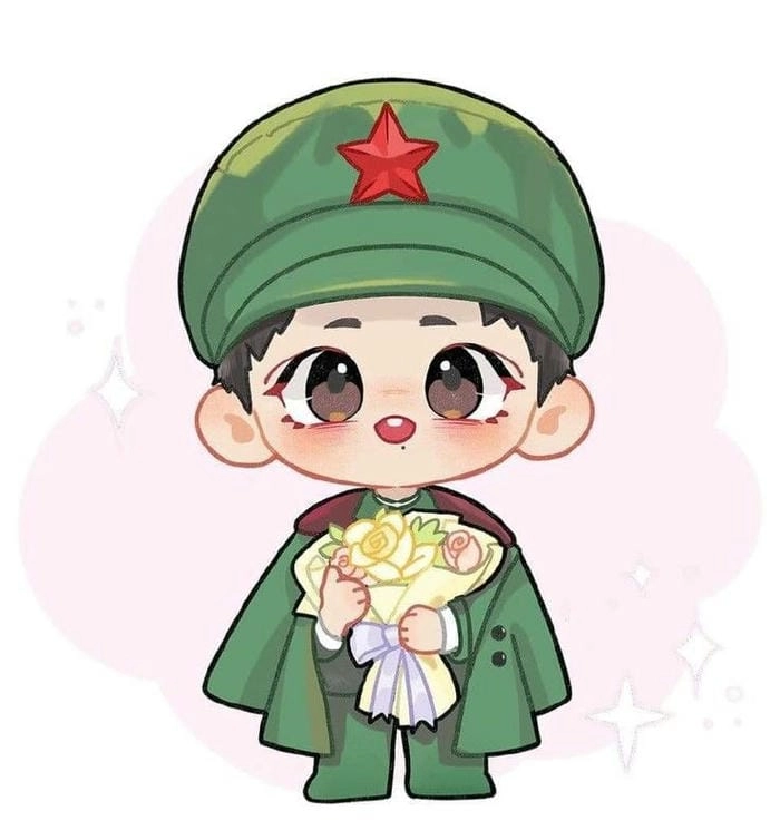 Khám phá kỹ thuật vẽ chú bộ đội chibi