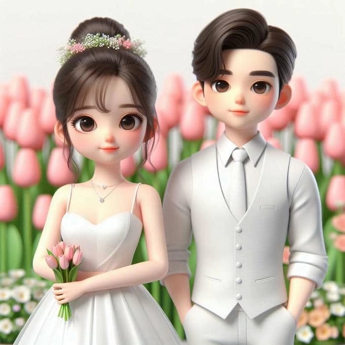 Bộ sưu tập cô dâu chú rể đồ chơi đáng yêu