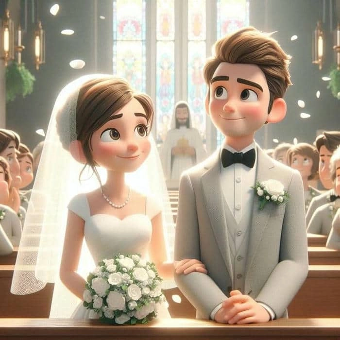 Học nhanh cách vẽ cô dâu chú rể chibi cho người mới