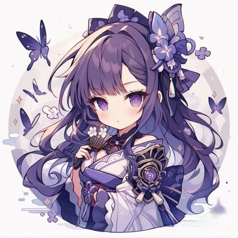 Ảnh chibi mẹ và con gái tình cảm dễ thương