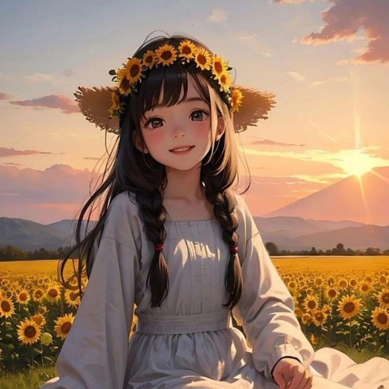 Ảnh cô gái dễ thương chibi siêu dễ tải