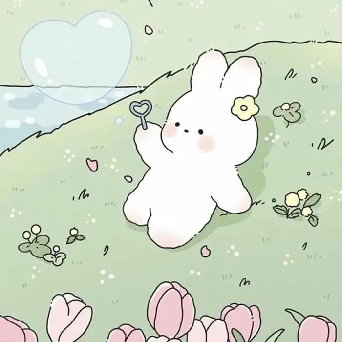 Tuyển tập hình con thỏ chibi cute cực kỳ đáng yêu