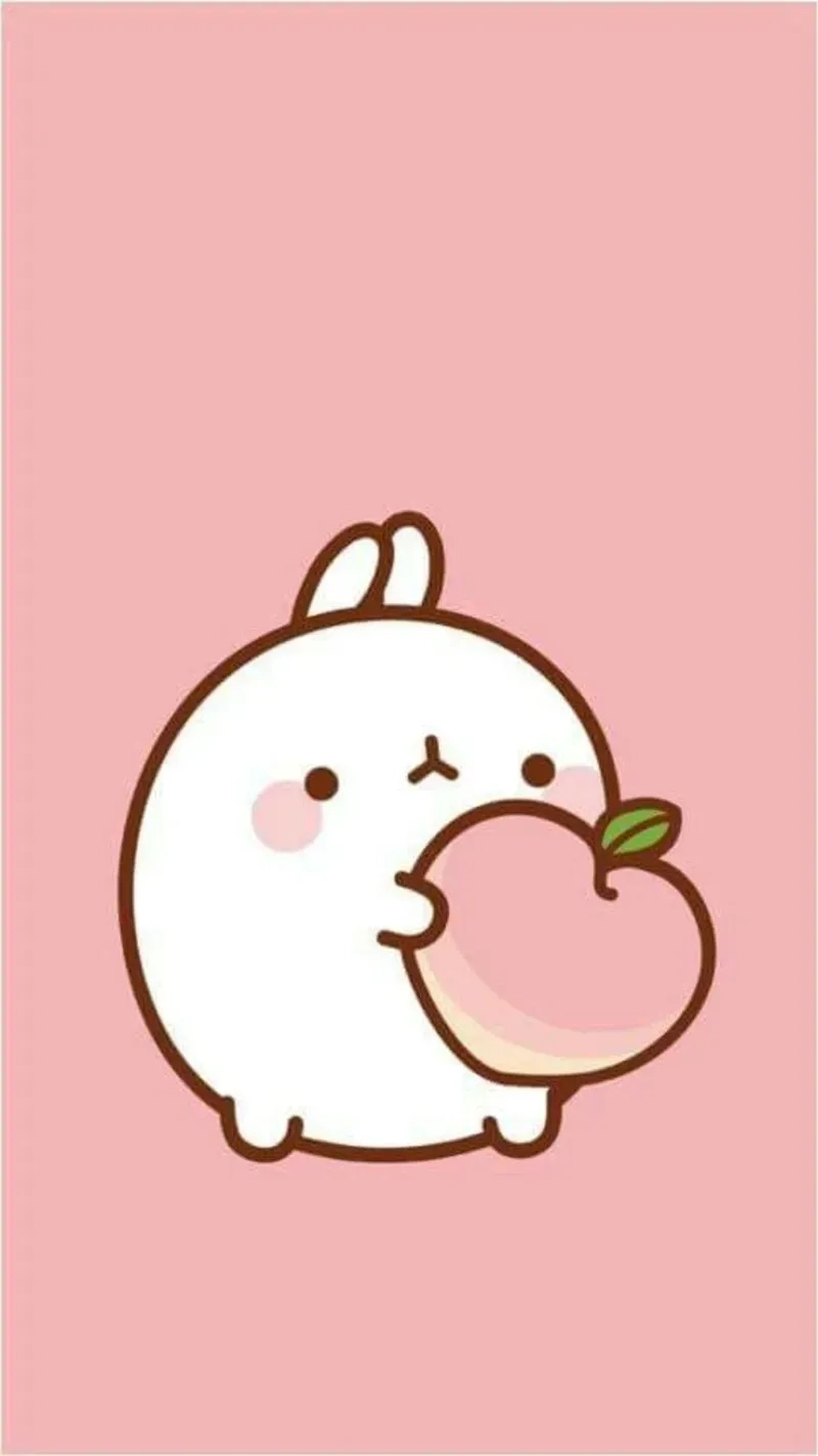 Tải chibi cute hình nền con thỏ cute làm hình nền điện thoại