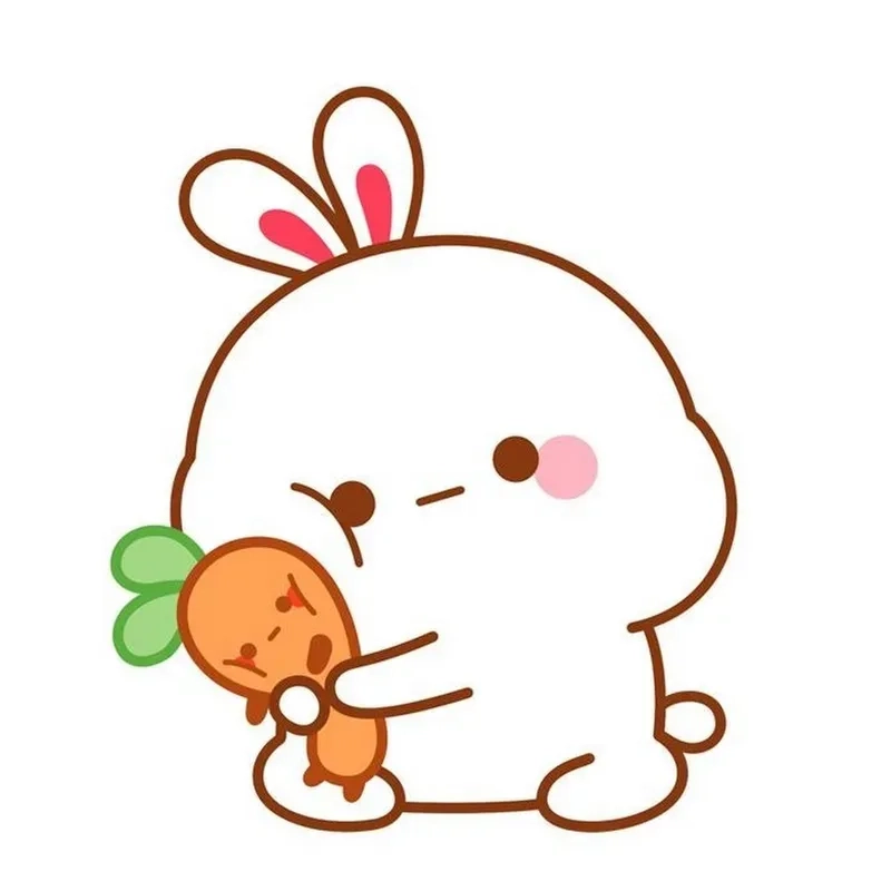 Hình ảnh con thỏ chibi siêu ngộ nghĩnh