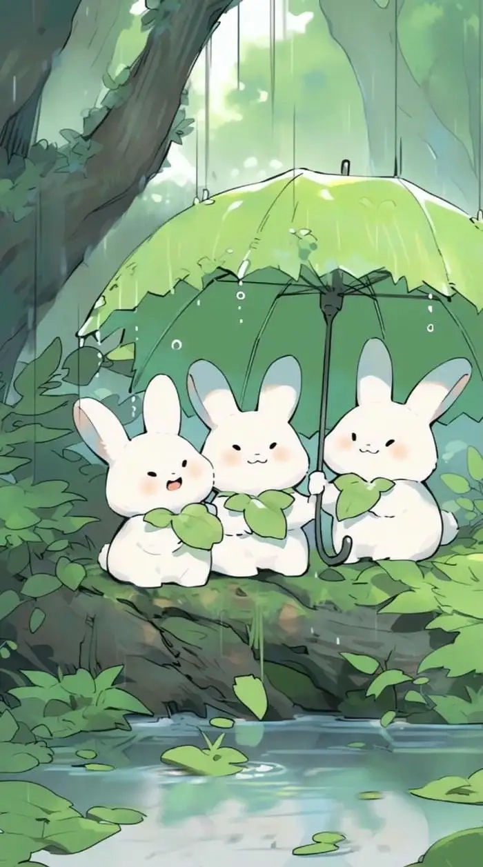 Gợi ý hình thỏ chibi cute cho avatar xinh