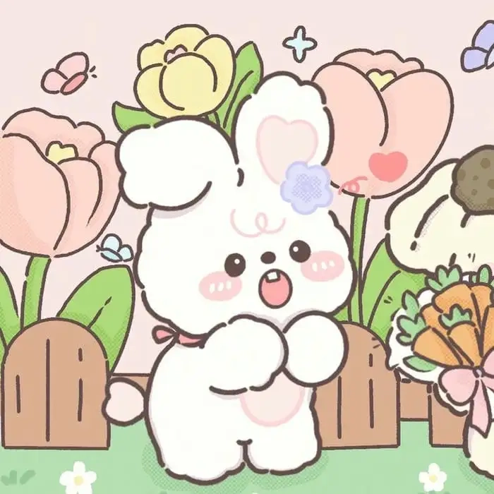 Cập nhật ngay hình thỏ cute chibi đáng yêu