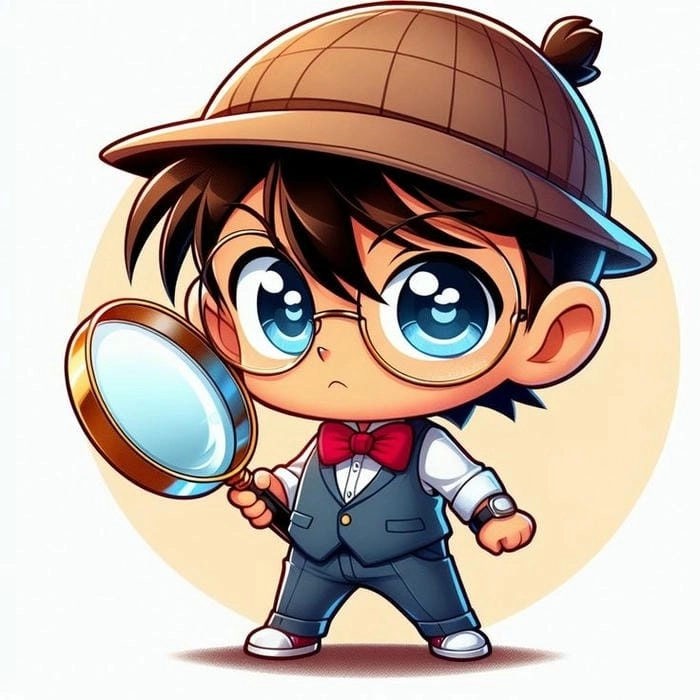 Fan art detective conan chibi đẹp từng nét
