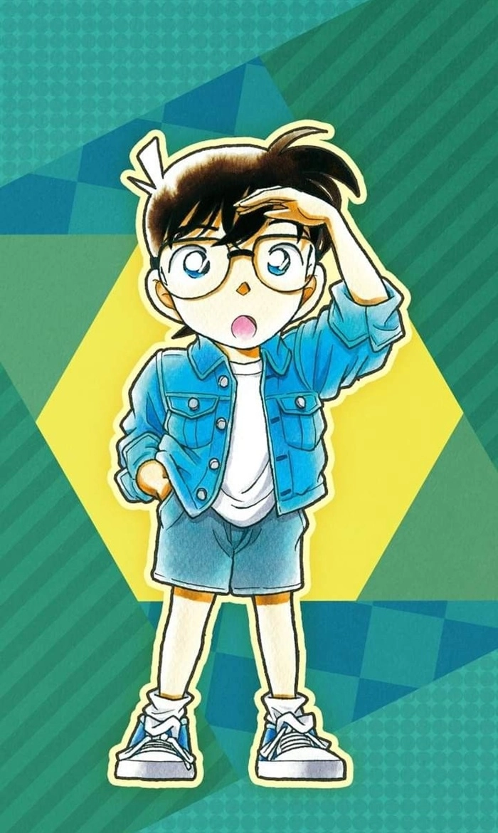 Mẫu vẽ conan chibi đơn giản dành cho người mới