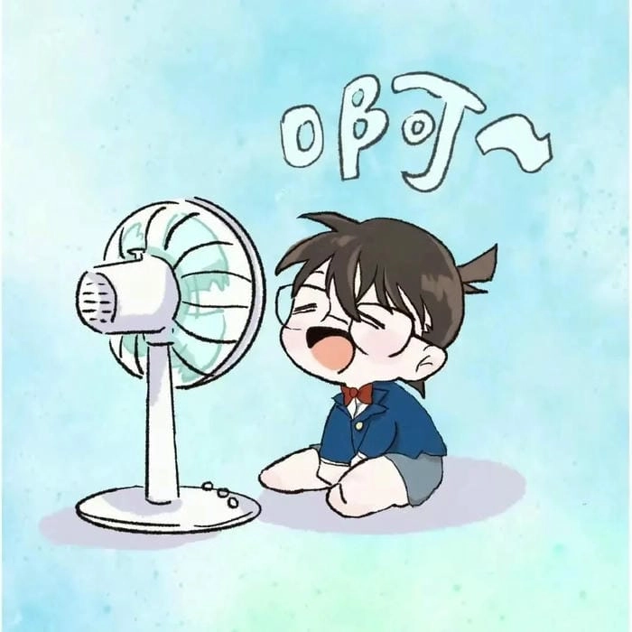 Bộ sưu tập tranh tô màu conan chibi cho bé