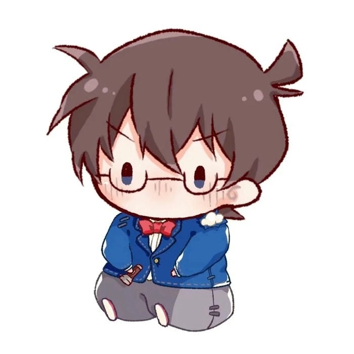 Đặt ngay hình nền conan chibi cute cho máy bạn