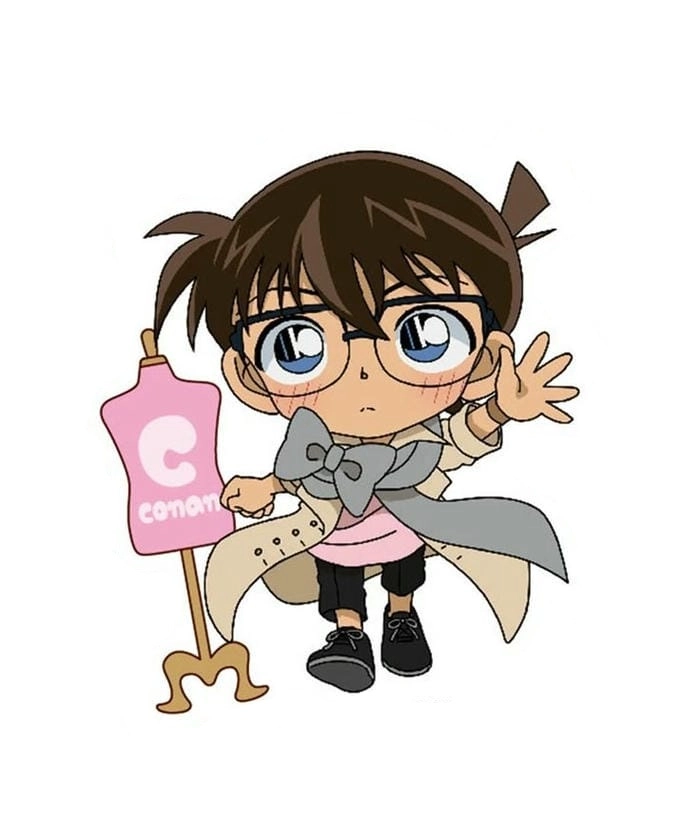 Tạo kiểu mới với mặt conan chibi độc đáo